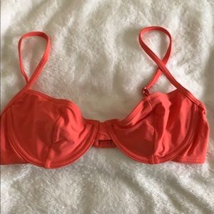 Missguided coral bikini top